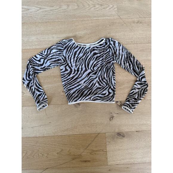 Andi Bagus Chocolate Zebra Swim Tee in Brown & Cream - Picture 1 of 7